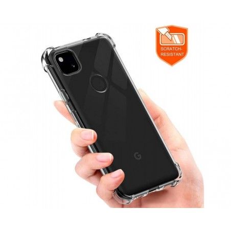 Funda Gel Tpu Anti-Shock Transparente para Google Pixel 4a