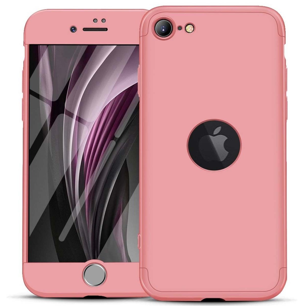 Funda Carcasa GKK 360 para Iphone SE 2020 color Rosa