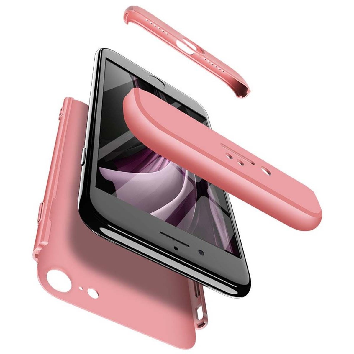 Funda Carcasa GKK 360 para Iphone SE 2020 color Rosa