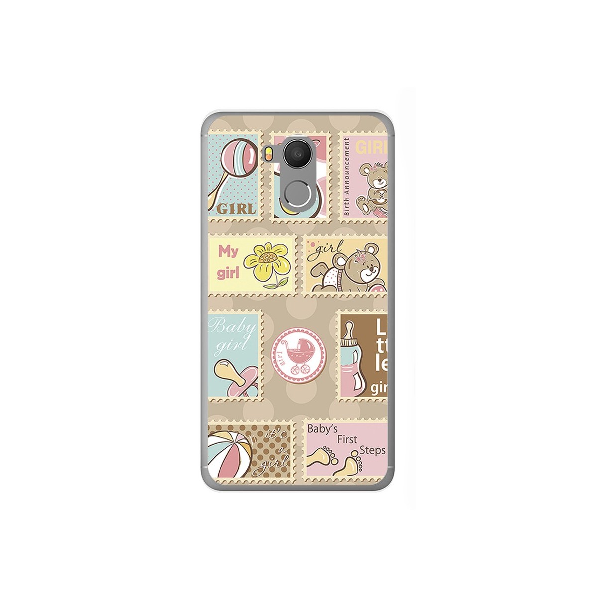 Funda Gel Tpu para Oukitel U15 / U15 Pro Diseño Sellos Dibujos