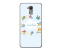 Funda Gel Tpu para Oukitel U15 / U15 Pro Diseño Spring Birds Dibujos