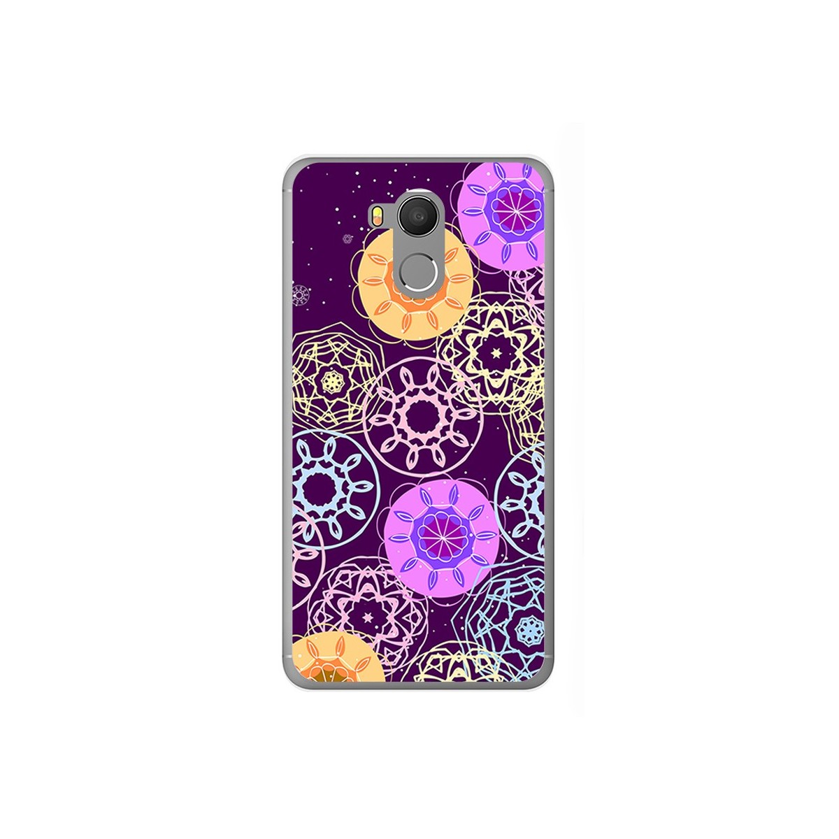 Funda Gel Tpu para Oukitel U15 / U15 Pro Diseño Radial Dibujos