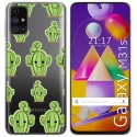 Funda Gel Transparente para Samsung Galaxy M31s diseño Cactus Dibujos