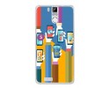 Funda Gel Tpu para Oukitel K6000 / K6000 Pro Diseño Apps Dibujos