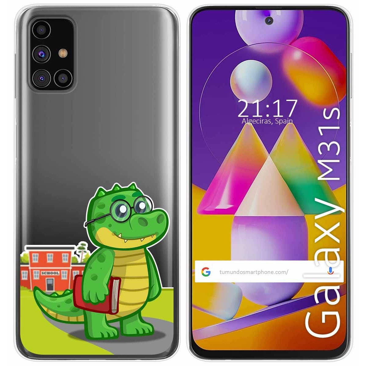 Funda Gel Transparente para Samsung Galaxy M31s diseño Coco Dibujos