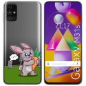 Funda Gel Transparente para Samsung Galaxy M31s diseño Conejo Dibujos