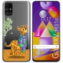 Funda Gel Transparente para Samsung Galaxy M31s diseño Jirafa Dibujos