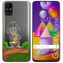 Funda Gel Transparente para Samsung Galaxy M31s diseño Mono Dibujos