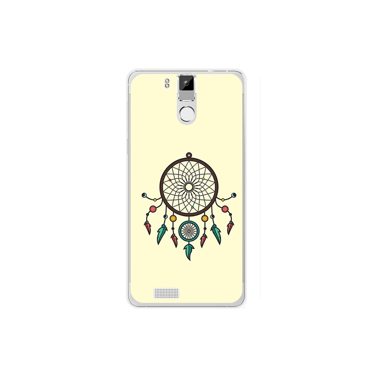Funda Gel Tpu para Oukitel K6000 / K6000 Pro Diseño Atrapasueños Dibujos