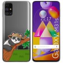 Funda Gel Transparente para Samsung Galaxy M31s diseño Panda Dibujos