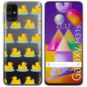 Funda Gel Transparente para Samsung Galaxy M31s diseño Pato Dibujos