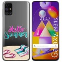 Funda Gel Transparente para Samsung Galaxy M31s diseño Summer Dibujos