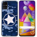 Funda Gel Tpu para Samsung Galaxy M31s diseño Camuflaje 03 Dibujos