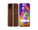 Funda Gel Tpu para Samsung Galaxy M31s diseño Cuero 01 Dibujos