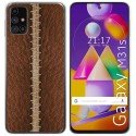 Funda Gel Tpu para Samsung Galaxy M31s diseño Cuero 01 Dibujos