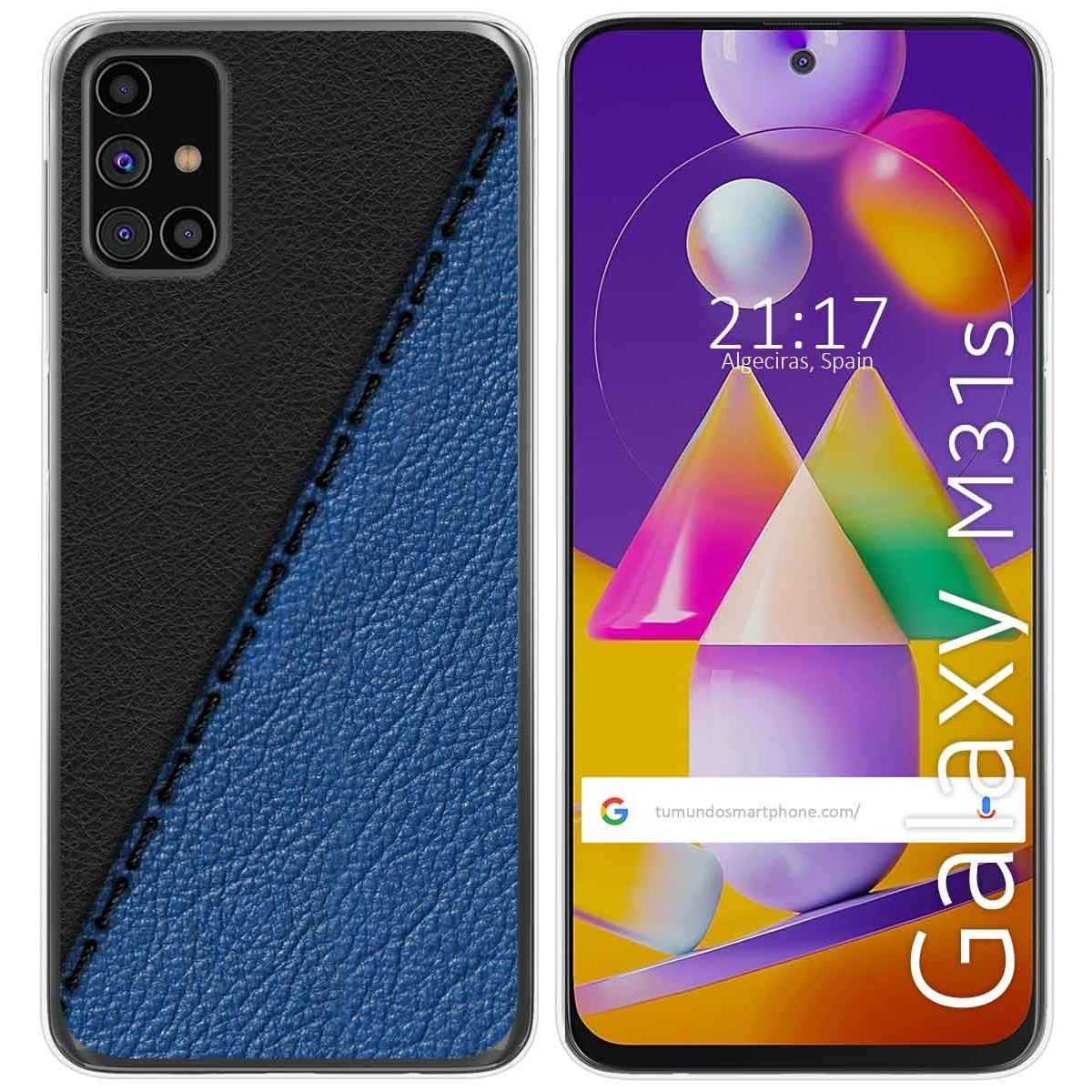 Funda Gel Tpu para Samsung Galaxy M31s diseño Cuero 02 Dibujos