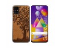 Funda Gel Tpu para Samsung Galaxy M31s diseño Cuero 03 Dibujos