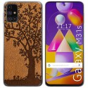 Funda Gel Tpu para Samsung Galaxy M31s diseño Cuero 03 Dibujos