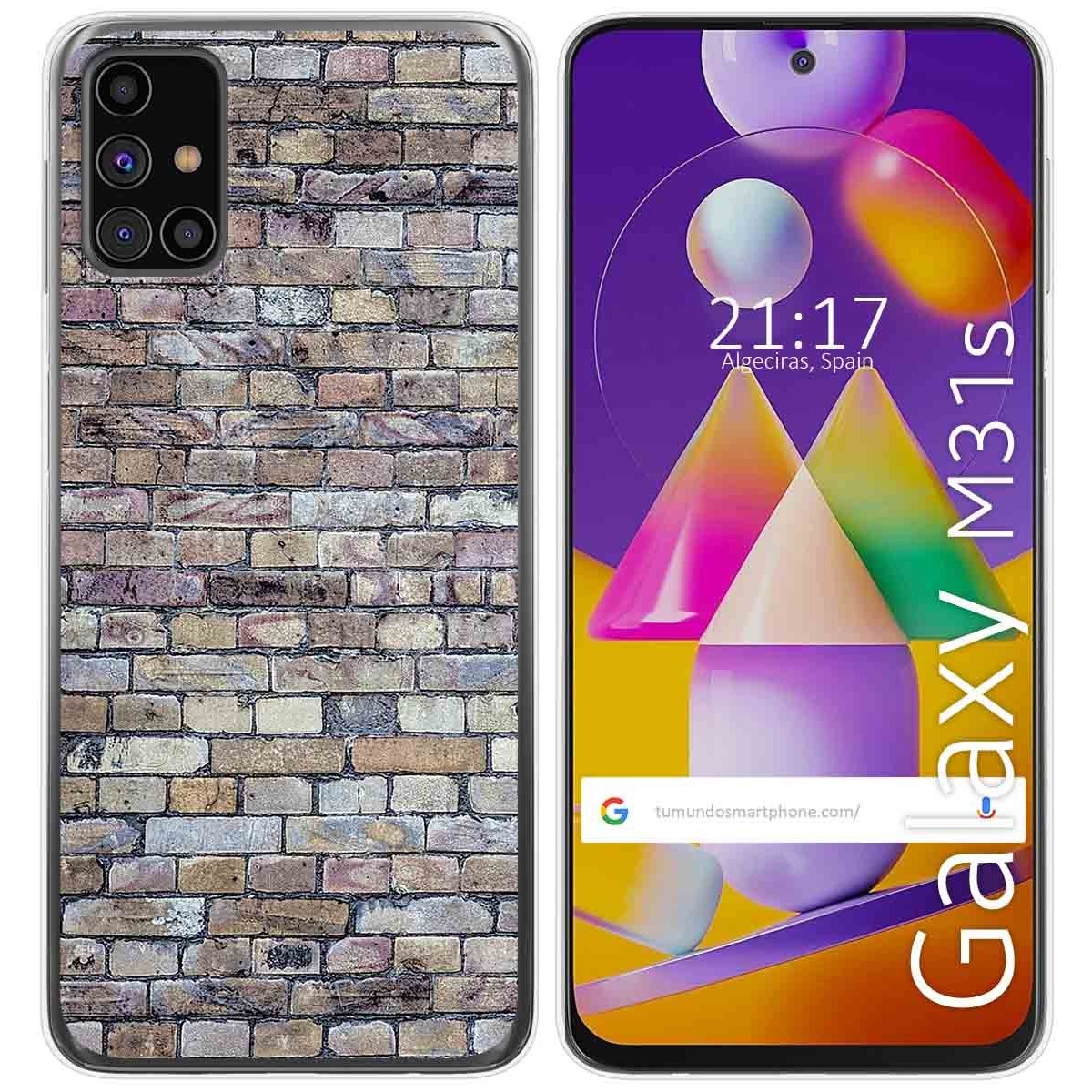 Funda Gel Tpu para Samsung Galaxy M31s diseño Ladrillo 02 Dibujos