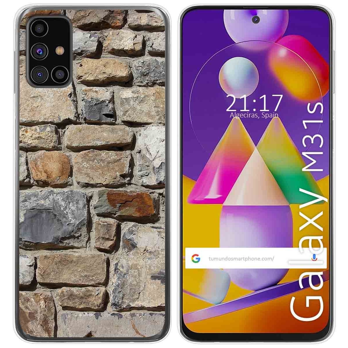 Funda Gel Tpu para Samsung Galaxy M31s diseño Ladrillo 03 Dibujos