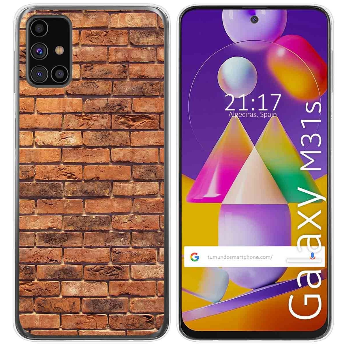 Funda Gel Tpu para Samsung Galaxy M31s diseño Ladrillo 04 Dibujos