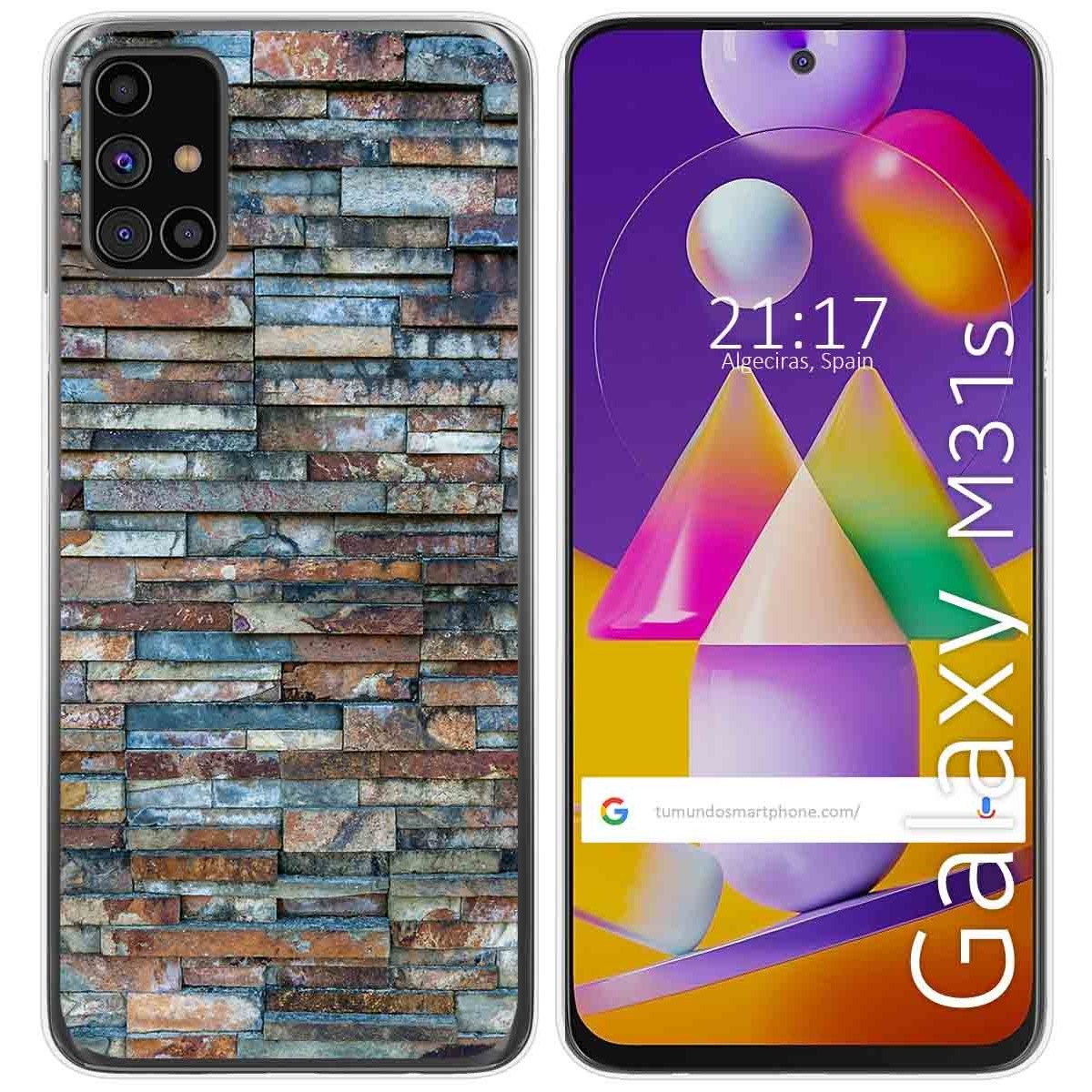 Funda Gel Tpu para Samsung Galaxy M31s diseño Ladrillo 05 Dibujos