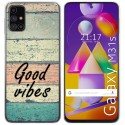 Funda Gel Tpu para Samsung Galaxy M31s diseño Madera 01 Dibujos