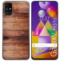 Funda Gel Tpu para Samsung Galaxy M31s diseño Madera 02 Dibujos
