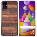 Funda Gel Tpu para Samsung Galaxy M31s diseño Madera 03 Dibujos