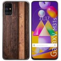 Funda Gel Tpu para Samsung Galaxy M31s diseño Madera 05 Dibujos