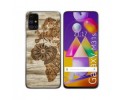 Funda Gel Tpu para Samsung Galaxy M31s diseño Madera 07 Dibujos