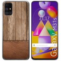 Funda Gel Tpu para Samsung Galaxy M31s diseño Madera 09 Dibujos