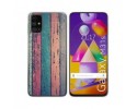 Funda Gel Tpu para Samsung Galaxy M31s diseño Madera 10 Dibujos