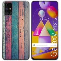 Funda Gel Tpu para Samsung Galaxy M31s diseño Madera 10 Dibujos