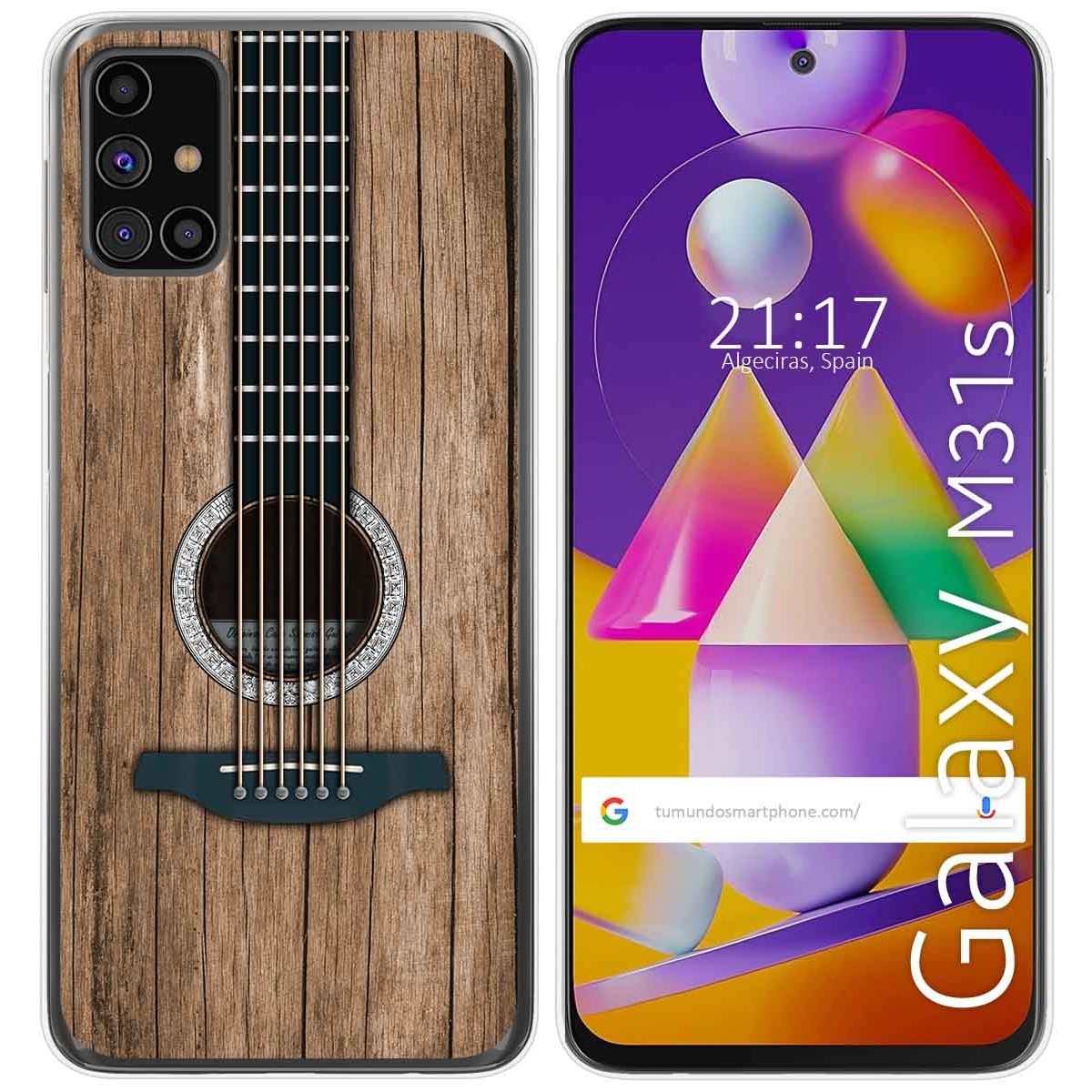 Funda Gel Tpu para Samsung Galaxy M31s diseño Madera 11 Dibujos