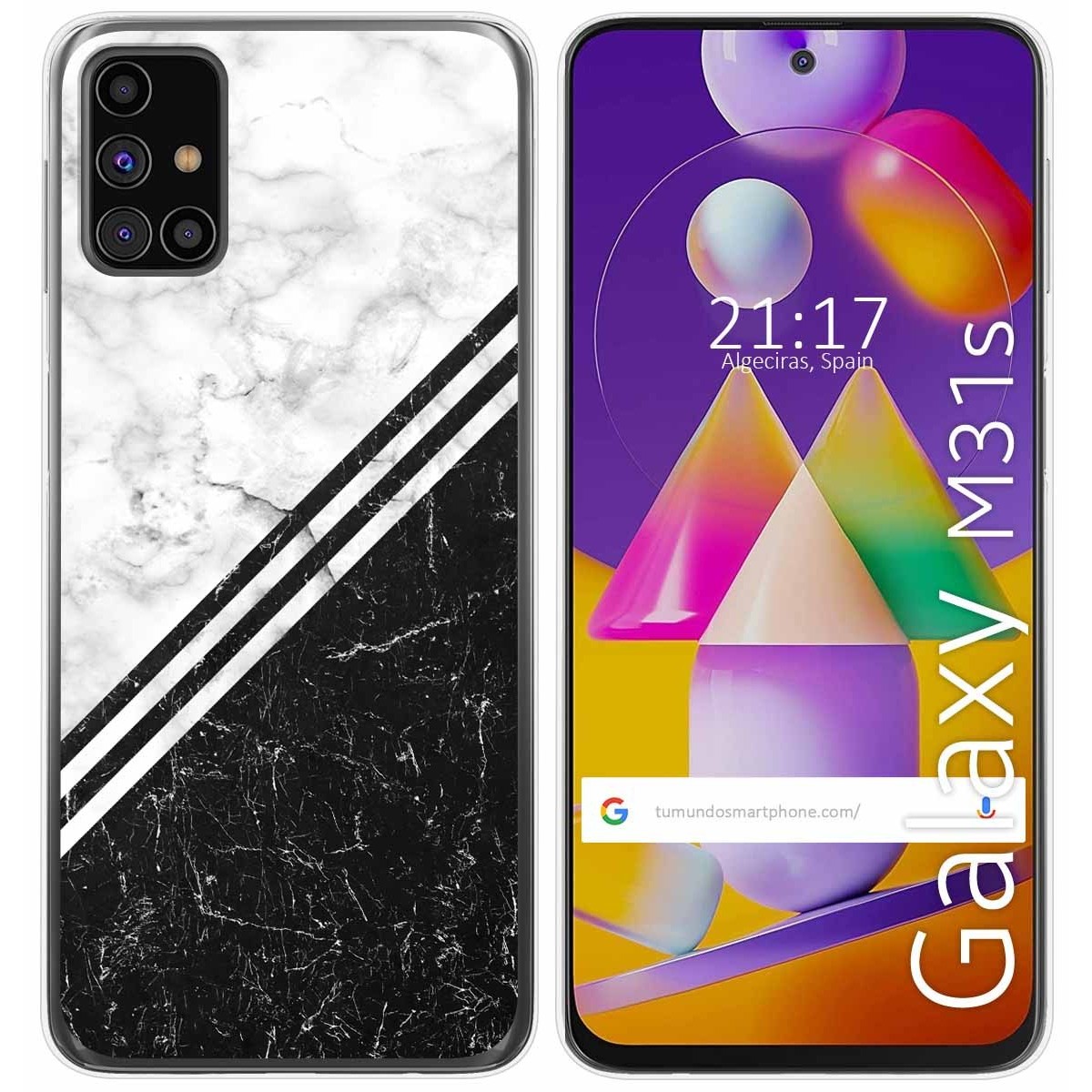 Funda Gel Tpu para Samsung Galaxy M31s diseño Mármol 01 Dibujos