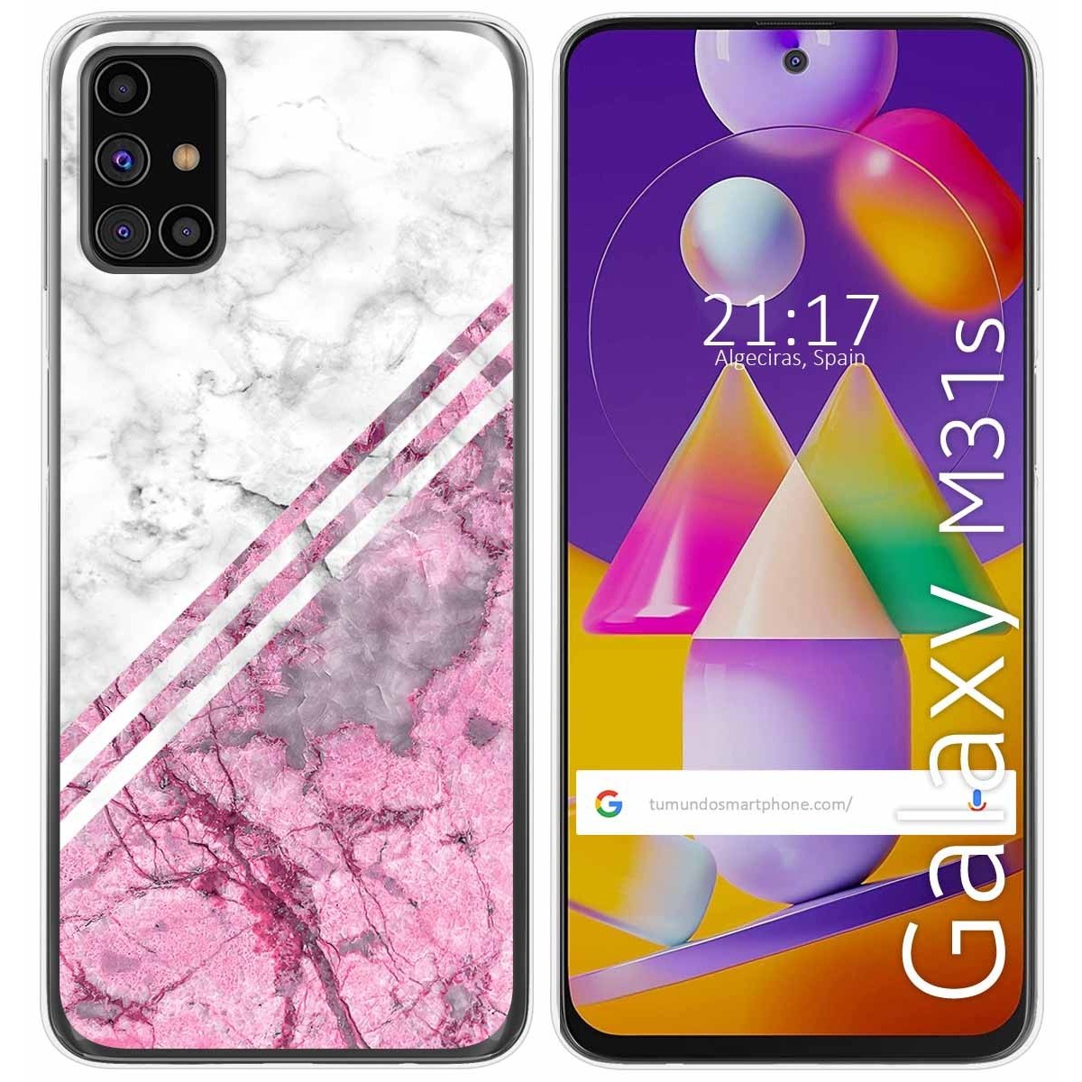 Funda Gel Tpu para Samsung Galaxy M31s diseño Mármol 03 Dibujos