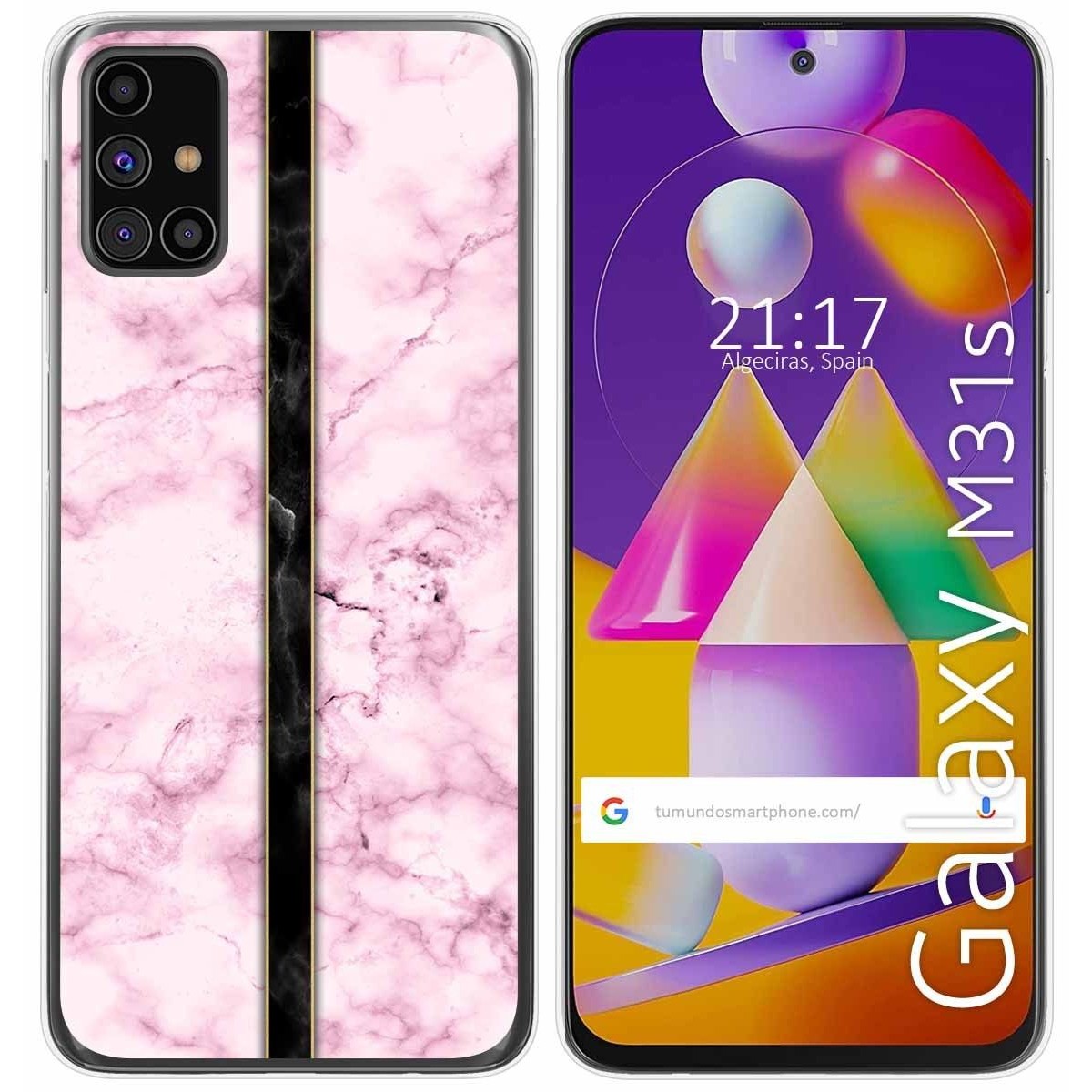 Funda Gel Tpu para Samsung Galaxy M31s diseño Mármol 04 Dibujos