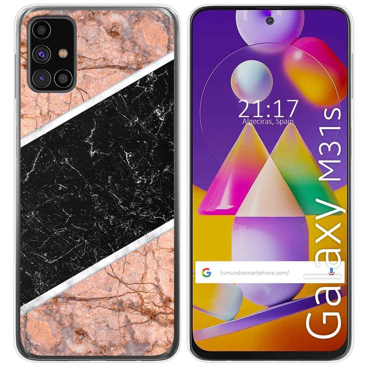 Funda Gel Tpu para Samsung Galaxy M31s diseño Mármol 07 Dibujos