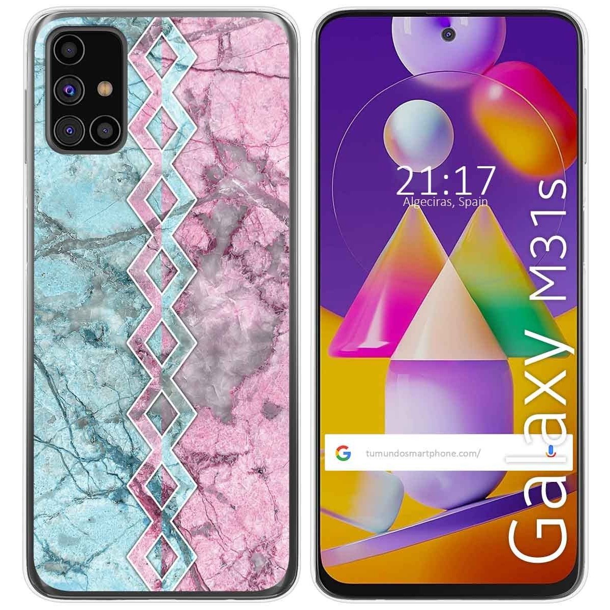 Funda Gel Tpu para Samsung Galaxy M31s diseño Mármol 08 Dibujos