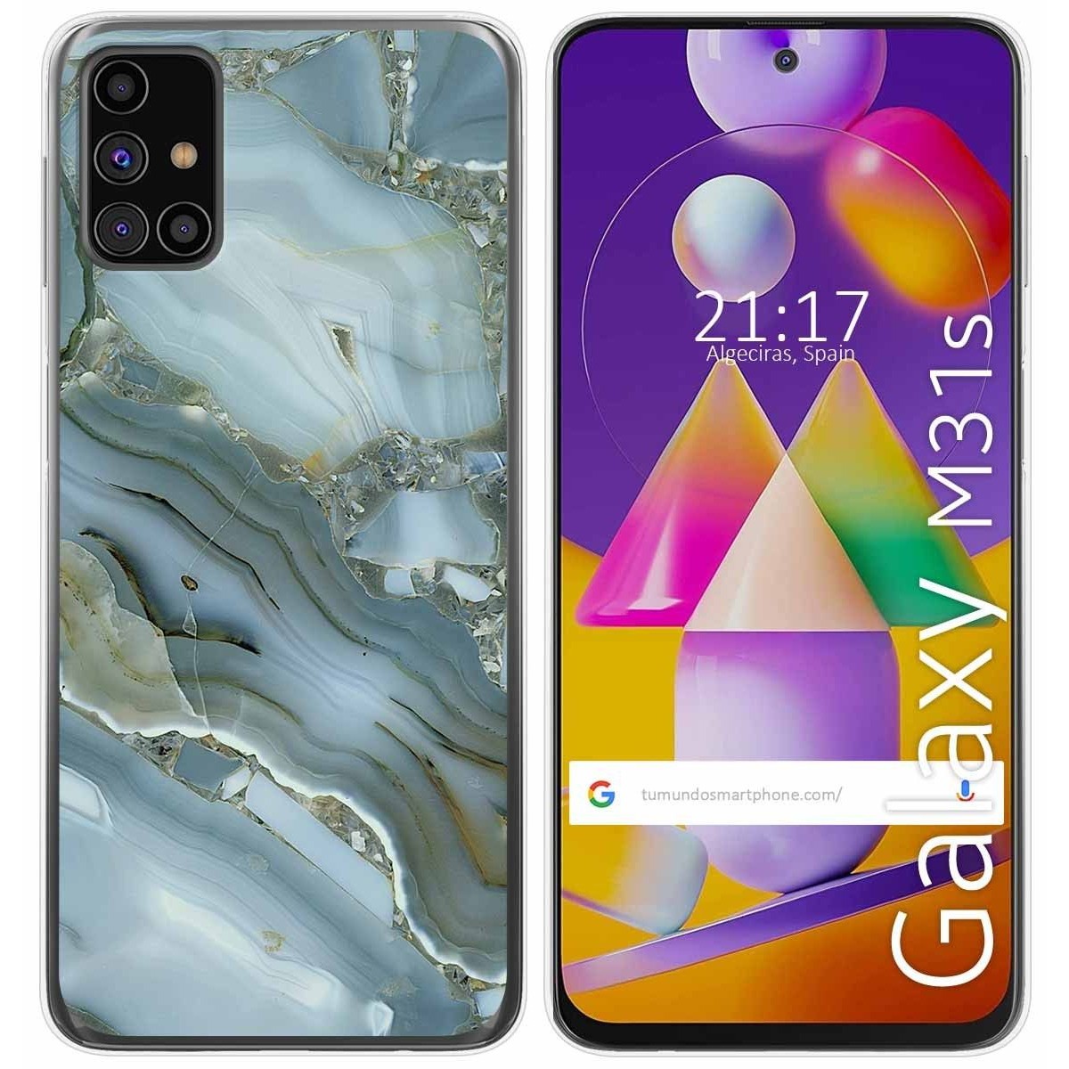 Funda Gel Tpu para Samsung Galaxy M31s diseño Mármol 09 Dibujos