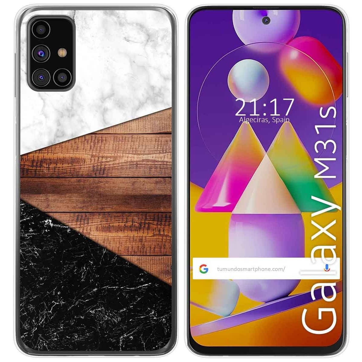 Funda Gel Tpu para Samsung Galaxy M31s diseño Mármol 11 Dibujos