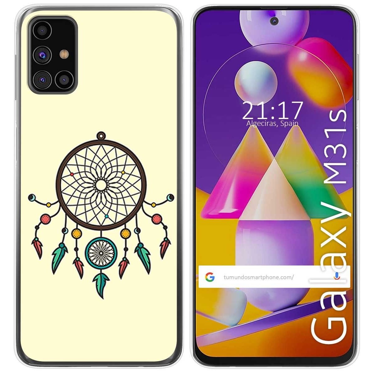 Funda Gel Tpu para Samsung Galaxy M31s diseño Atrapasueños Dibujos