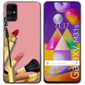 Funda Gel Tpu para Samsung Galaxy M31s diseño Brochas Dibujos