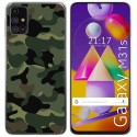 Funda Gel Tpu para Samsung Galaxy M31s diseño Camuflaje Dibujos
