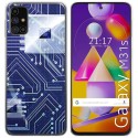 Funda Gel Tpu para Samsung Galaxy M31s diseño Circuito Dibujos