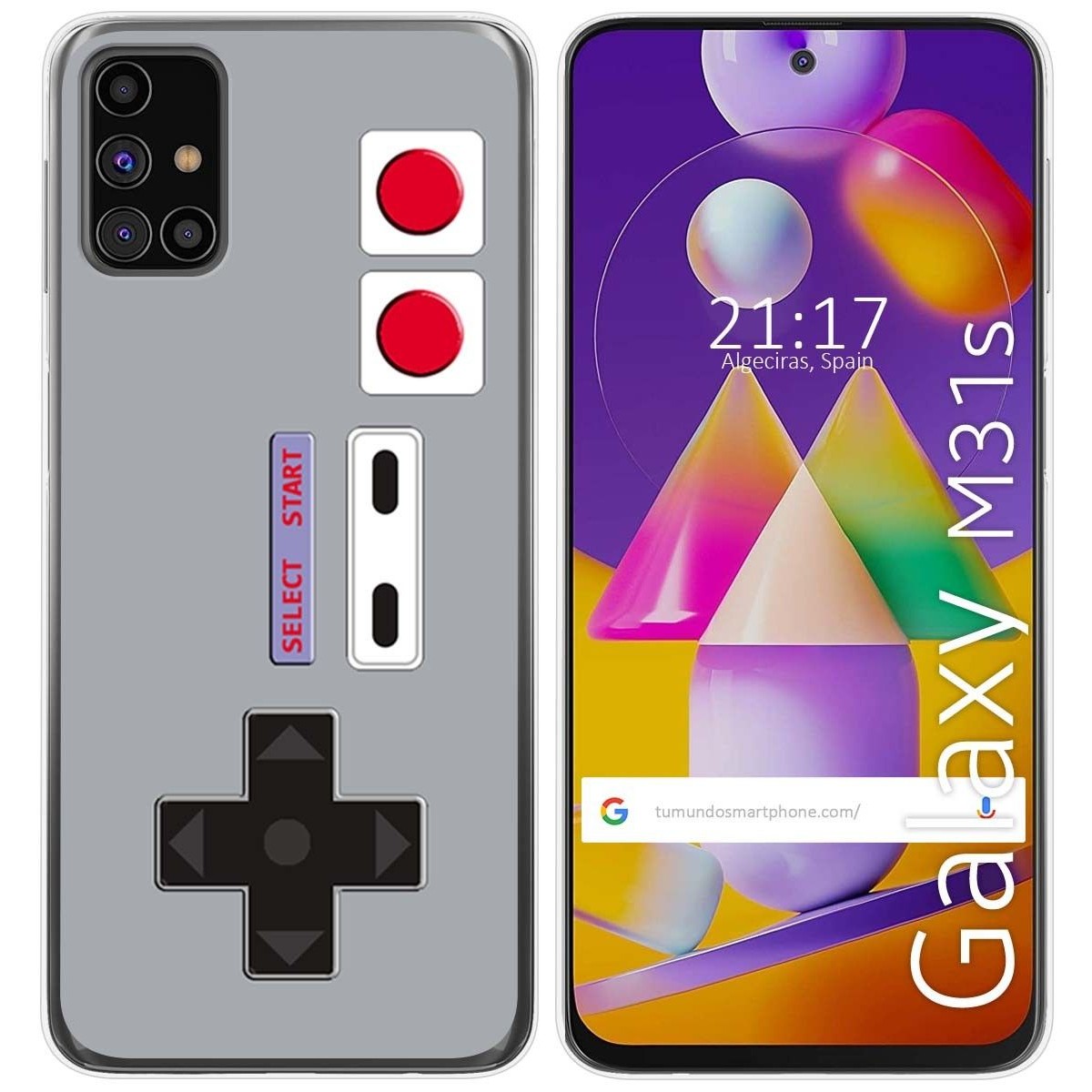 Funda Gel Tpu para Samsung Galaxy M31s diseño Consola Dibujos