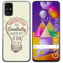 Funda Gel Tpu para Samsung Galaxy M31s diseño Creativity Dibujos