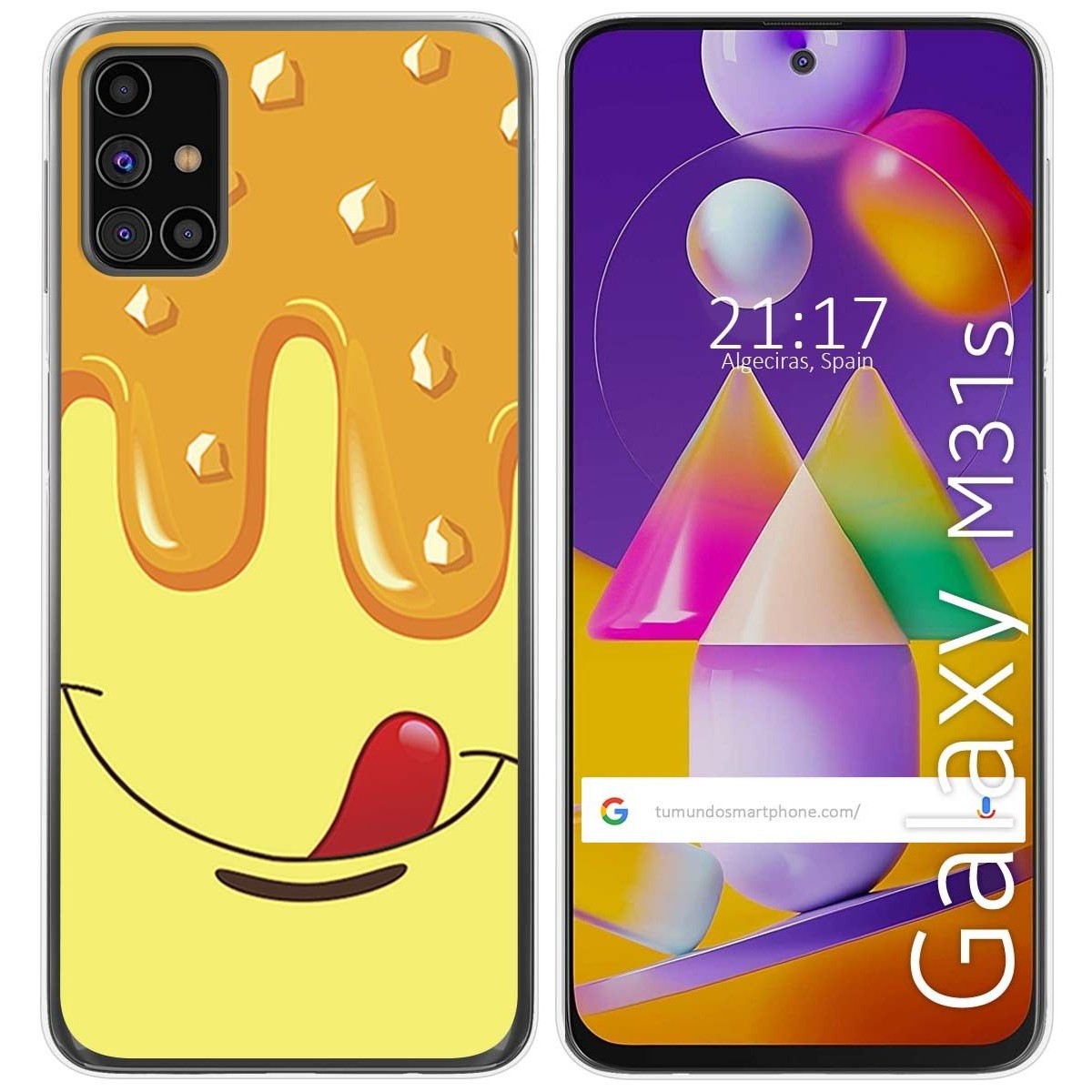 Funda Gel Tpu para Samsung Galaxy M31s diseño Helado Vainilla Dibujos
