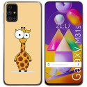 Funda Gel Tpu para Samsung Galaxy M31s diseño Jirafa Dibujos